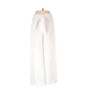 EUC Cream Young Fabulous & Broke split tie wide leg pants sz: L